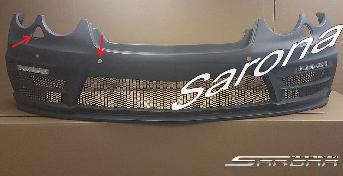 Custom Bentley GT  Coupe Front Bumper (2004 - 2010) - $1590.00 (Part #BT-027-FB)